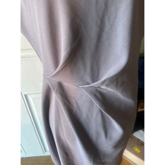 Maurices Mauve Sheath Dress – Pleated Front Detail, Sleeveless - Picture 6 of 6